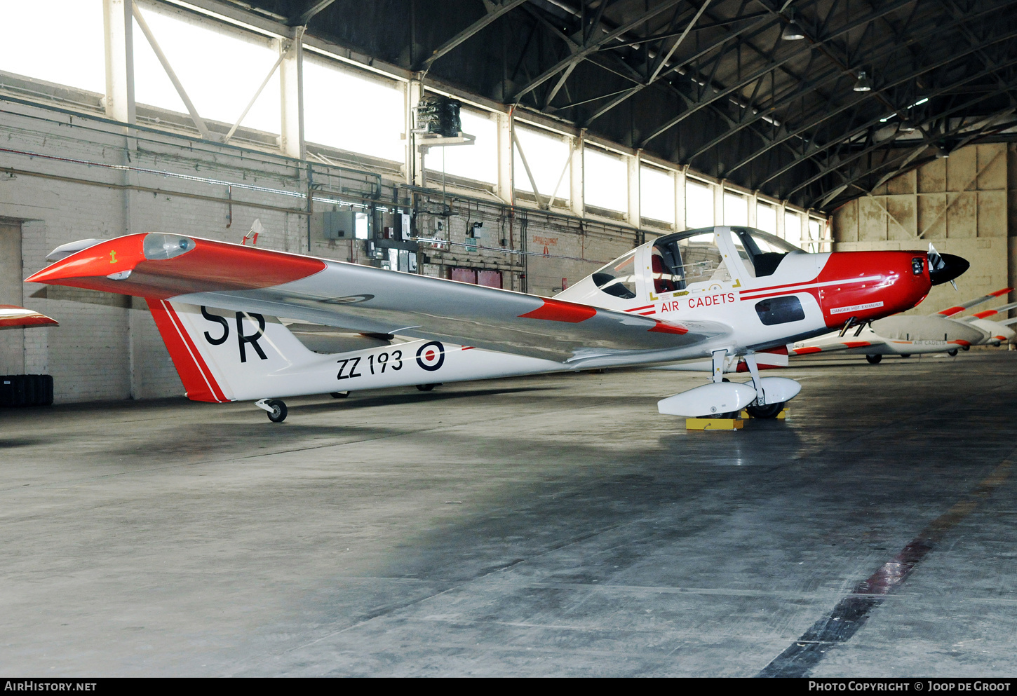 Aircraft Photo of ZZ193 | Grob G-109B Vigilant T1 | UK - Air Force | AirHistory.net #62053