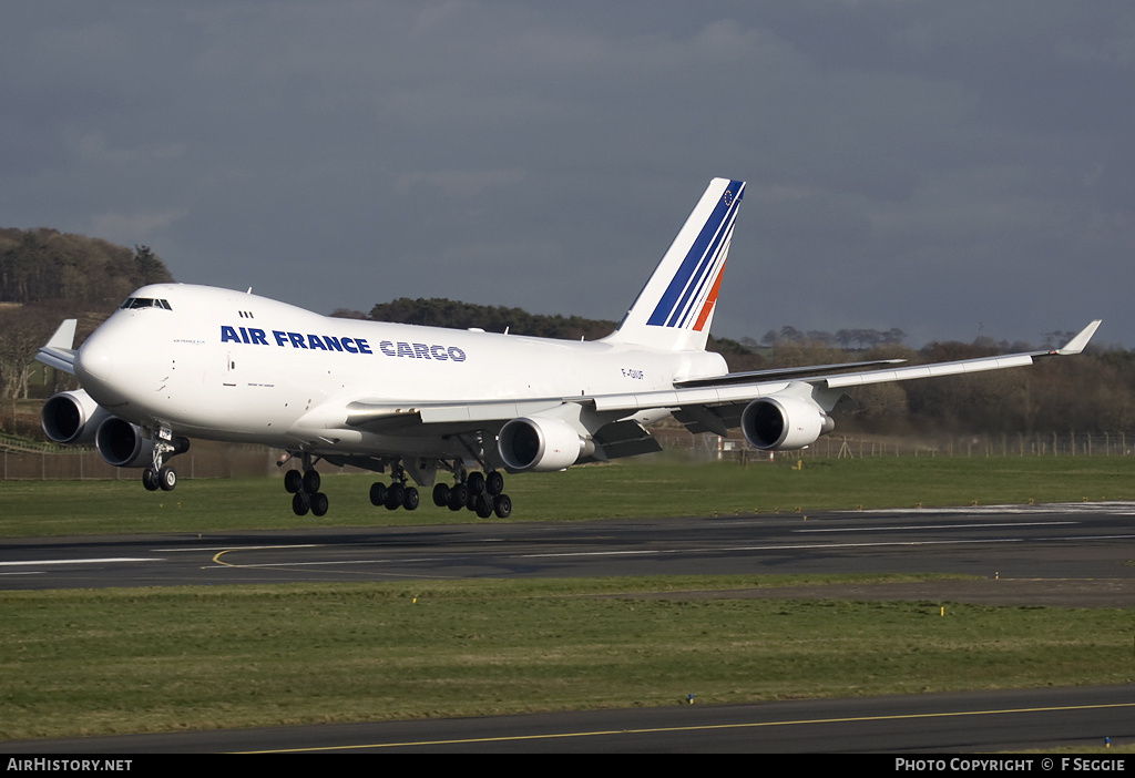Aircraft Photo of F-GIUF | Boeing 747-406F/ER/SCD | Air France Cargo | AirHistory.net #62072