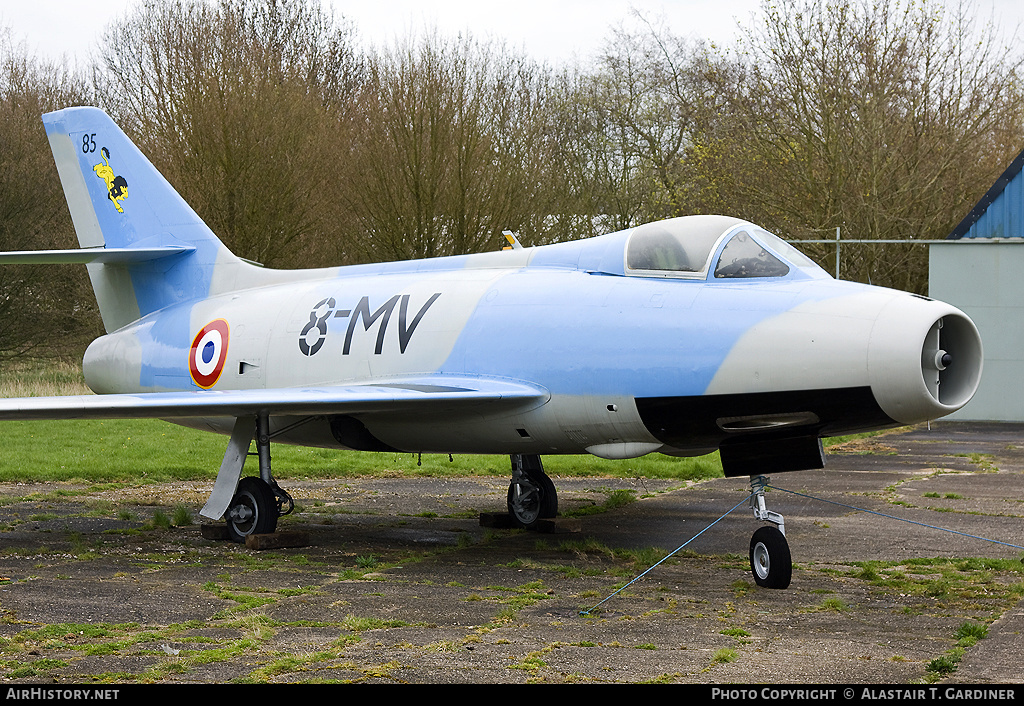 Aircraft Photo of 85 | Dassault MD-454 Mystere IV A | France - Air Force | AirHistory.net #62076