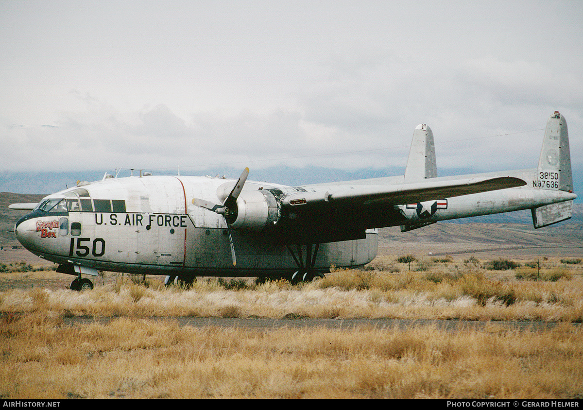 Aircraft Photo of N37636 / 38150 | Fairchild C-119L Flying Boxcar | USA - Air Force | AirHistory.net #62085