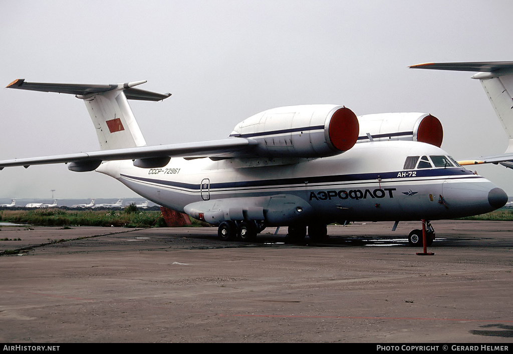 Aircraft Photo of CCCP-72961 | Antonov An-72 | Aeroflot | AirHistory.net #62087