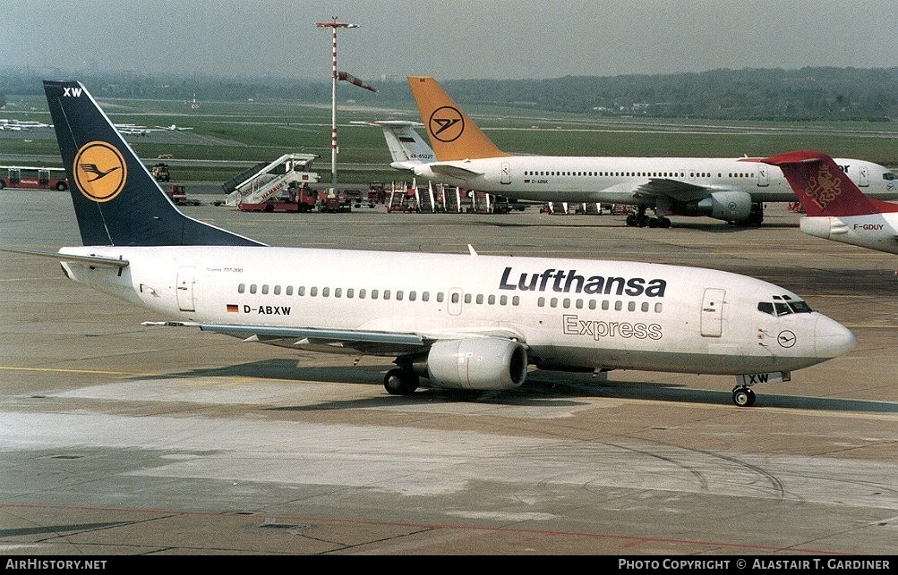 Aircraft Photo of D-ABXW | Boeing 737-330 | Lufthansa Express | AirHistory.net #62097