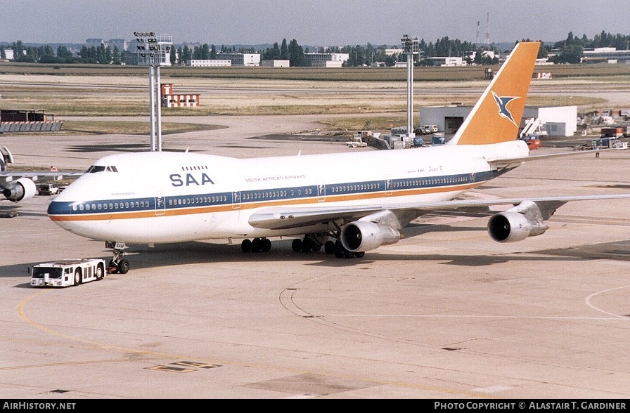 Aircraft Photo of ZS-SAM | Boeing 747-244B | South African Airways - Suid-Afrikaanse Lugdiens | AirHistory.net #62115