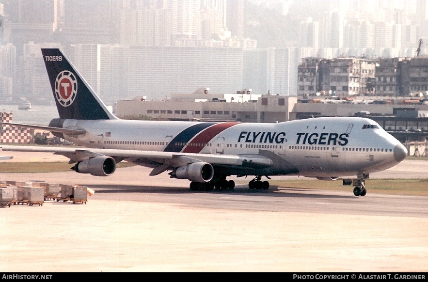 Aircraft Photo of N820FT | Boeing 747-123(SF) | Flying Tigers | AirHistory.net #62140