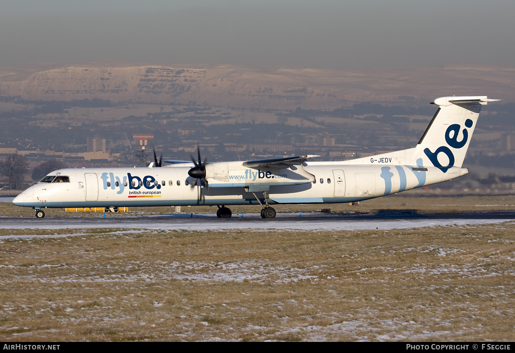 Aircraft Photo of G-JEDV | Bombardier DHC-8-402 Dash 8 | Flybe - British European | AirHistory.net #62141