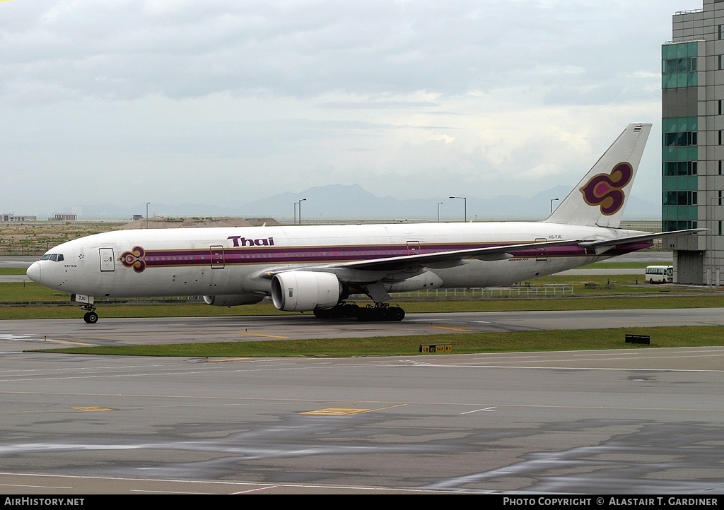 Aircraft Photo of HS-TJG | Boeing 777-2D7 | Thai Airways International | AirHistory.net #62144