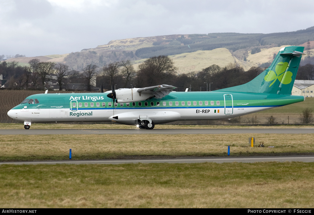 Aircraft Photo of EI-REP | ATR ATR-72-500 (ATR-72-212A) | Aer Lingus Regional | AirHistory.net #62153