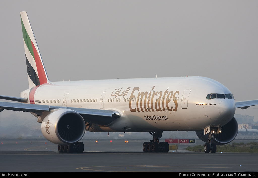 Aircraft Photo of A6-ECS | Boeing 777-31H/ER | Emirates | AirHistory.net #62157