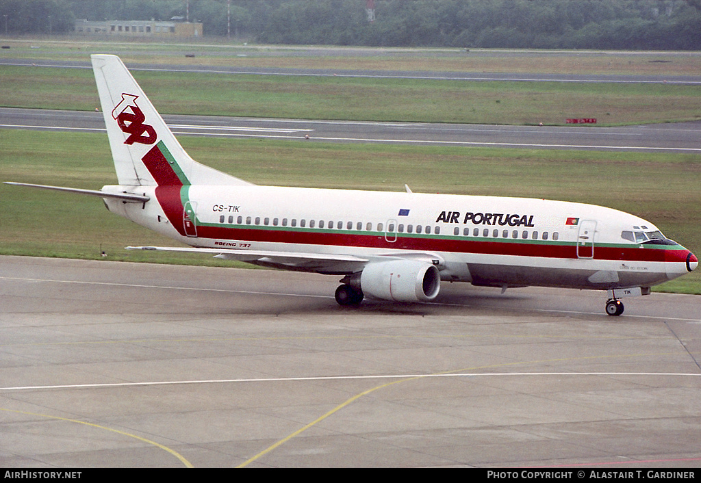 Aircraft Photo of CS-TIK | Boeing 737-382 | TAP Air Portugal | AirHistory.net #62174