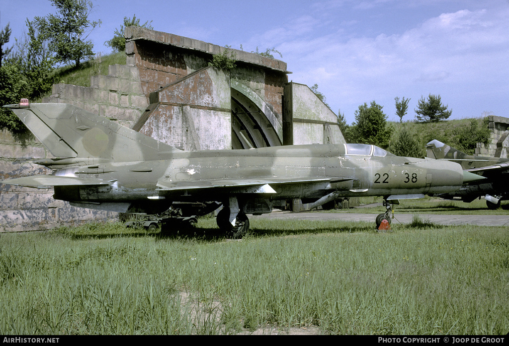 Aircraft Photo of 2238 | Mikoyan-Gurevich MiG-21SPS | Germany - Air Force | AirHistory.net #62179