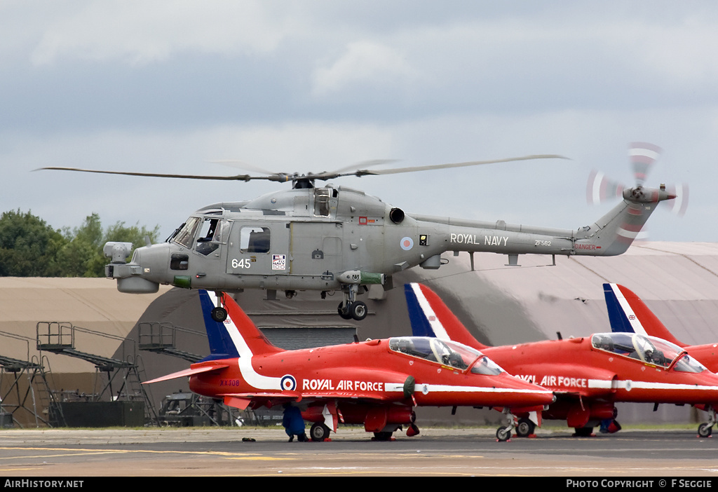 Aircraft Photo of ZF562 | Westland WG-13 Lynx HMA8DSP | UK - Navy | AirHistory.net #62187