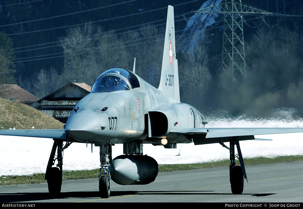 Aircraft Photo of J-3077 | Northrop F-5E Tiger II | Switzerland - Air Force | AirHistory.net #62206