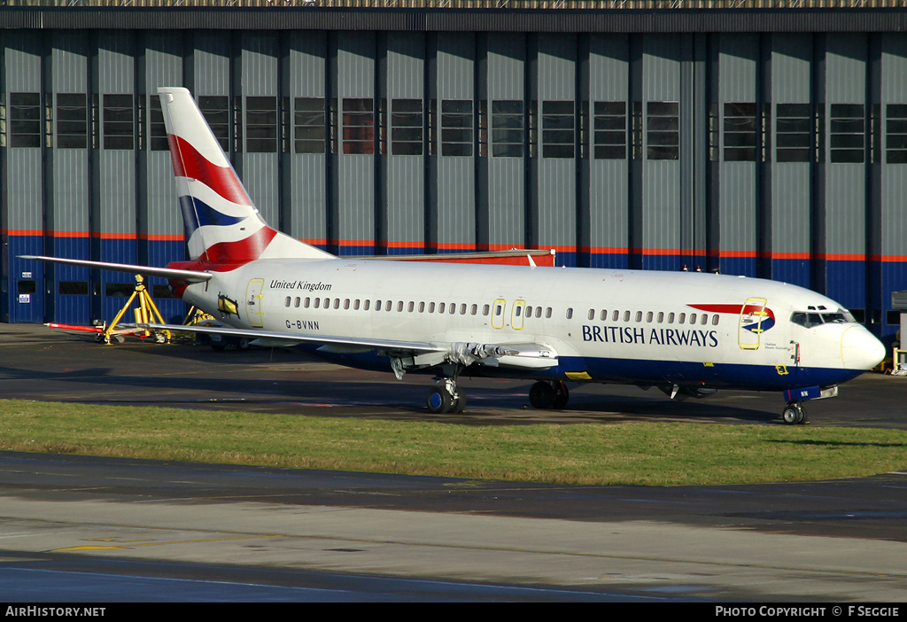 Aircraft Photo of G-BVNN | Boeing 737-4S3 | British Airways | AirHistory.net #62212