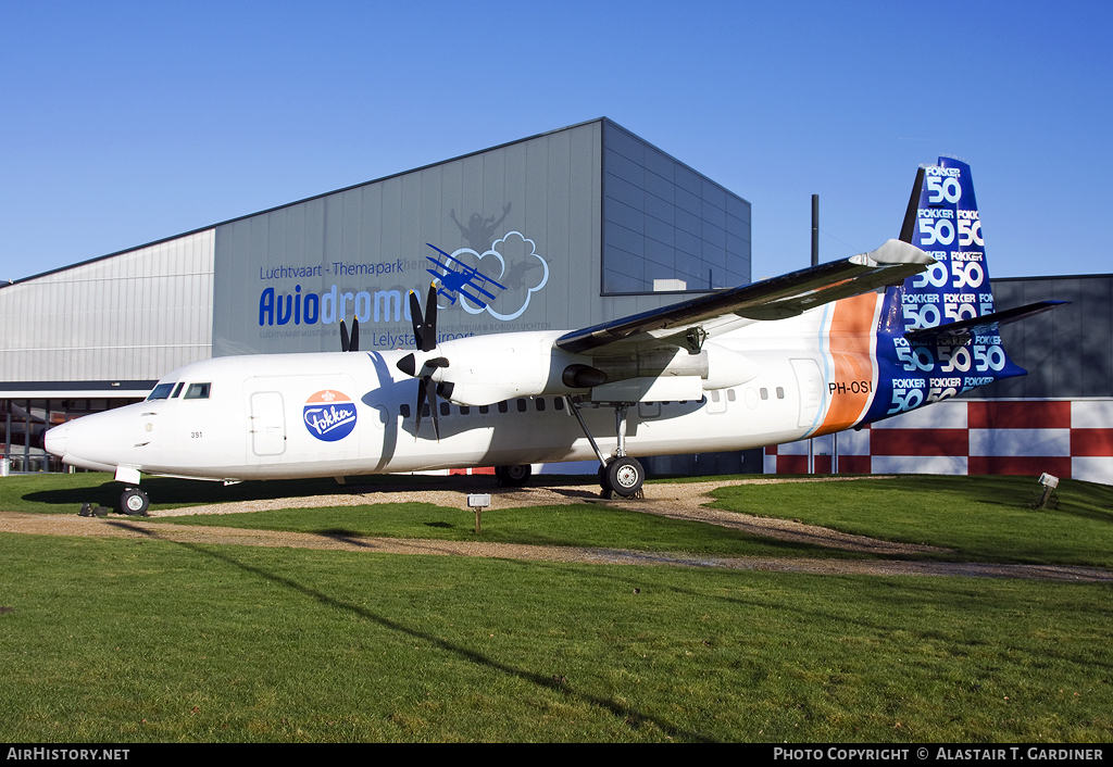 Aircraft Photo of PH-OSI | Fokker 50 | Fokker | AirHistory.net #62229