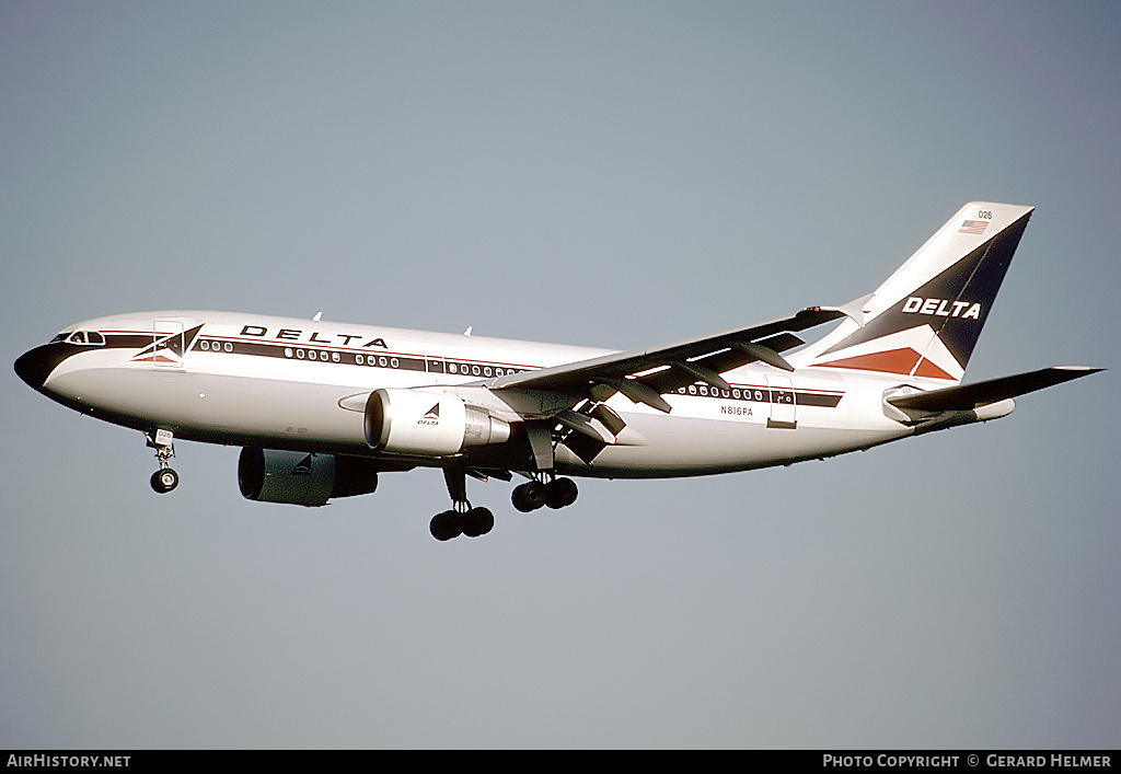 Aircraft Photo of N816PA | Airbus A310-324/ET | Delta Air Lines | AirHistory.net #62265
