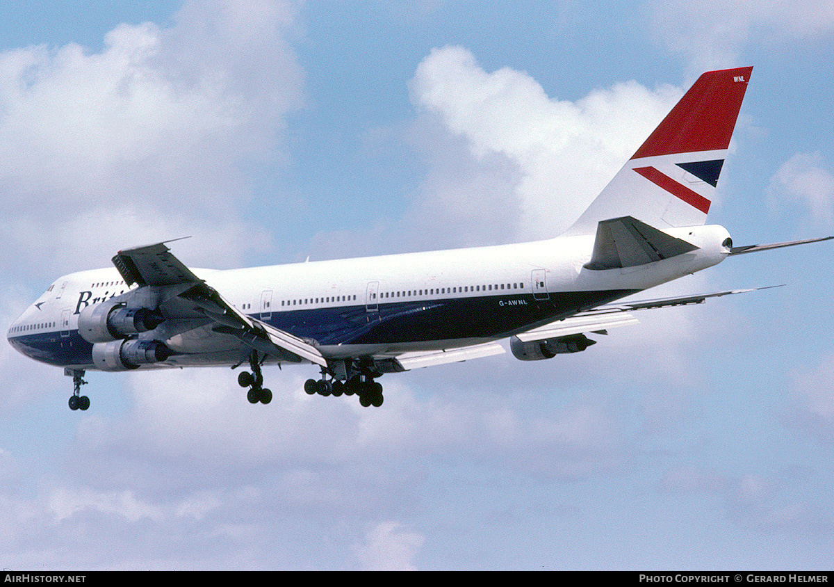 Aircraft Photo of G-AWNL | Boeing 747-136 | British Airways | AirHistory.net #62266