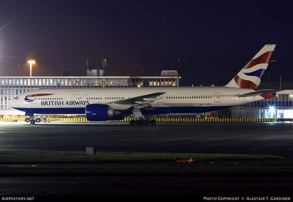 Aircraft Photo of G-VIIC | Boeing 777-236/ER | British Airways | AirHistory.net #62297