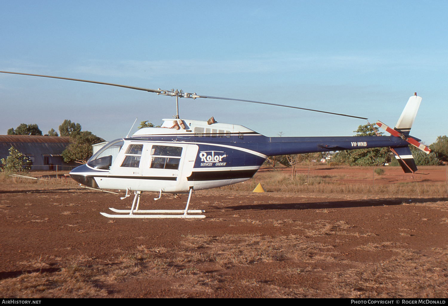 Aircraft Photo of VH-WNB | Bell 206B-2 JetRanger II | Rotor Services | AirHistory.net #62312