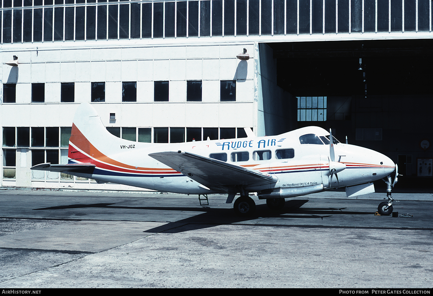 Aircraft Photo of VH-JGZ | De Havilland D.H. 104 Dove 8 | Rudge Air | AirHistory.net #62325