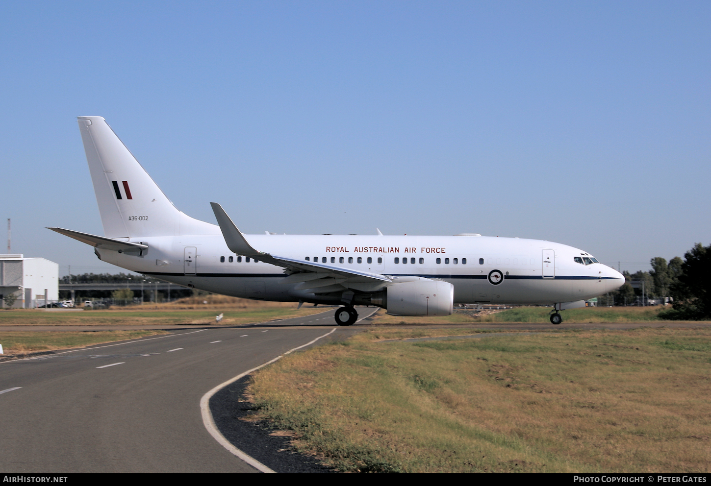Aircraft Photo of A36-002 | Boeing 737-7DF BBJ | Australia - Air Force | AirHistory.net #62326
