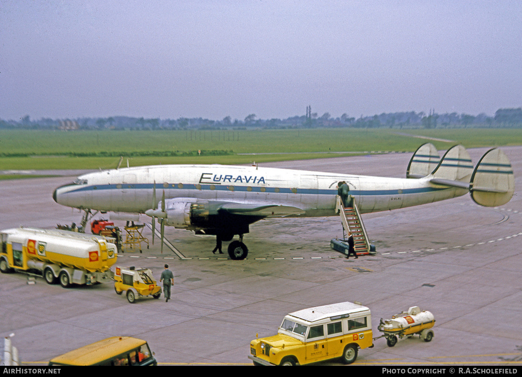 Aircraft Photo of G-ALAL | Lockheed L-749A Constellation | Euravia | AirHistory.net #62328