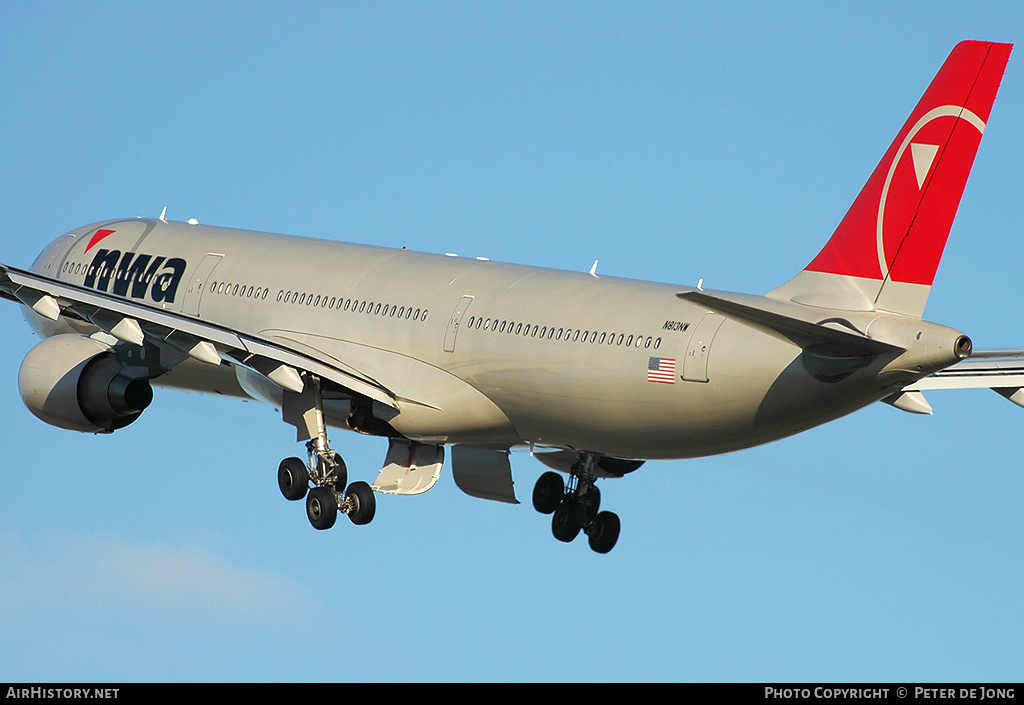 Aircraft Photo of N813NW | Airbus A330-323 | Northwest Airlines | AirHistory.net #62332