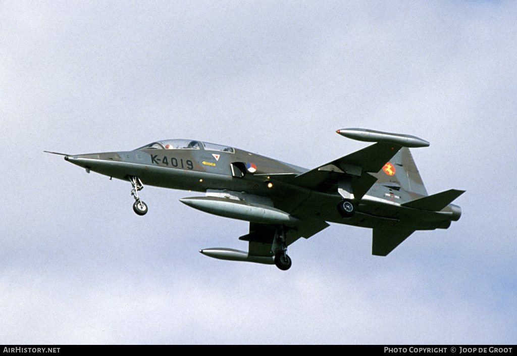 Aircraft Photo of K-4019 | Canadair NF-5B | Netherlands - Air Force | AirHistory.net #62339