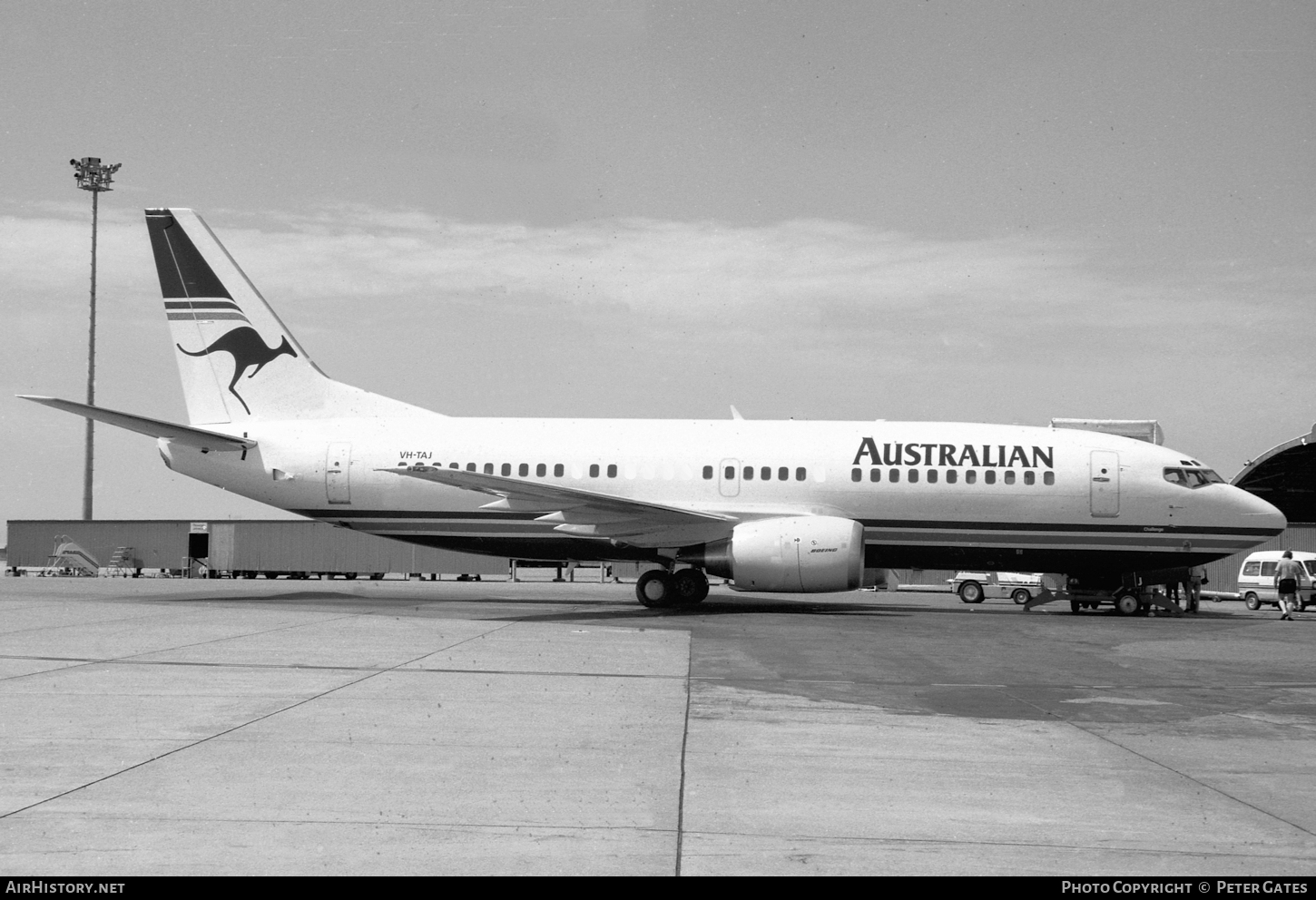 Aircraft Photo of VH-TAJ | Boeing 737-376 | Australian Airlines | AirHistory.net #62357