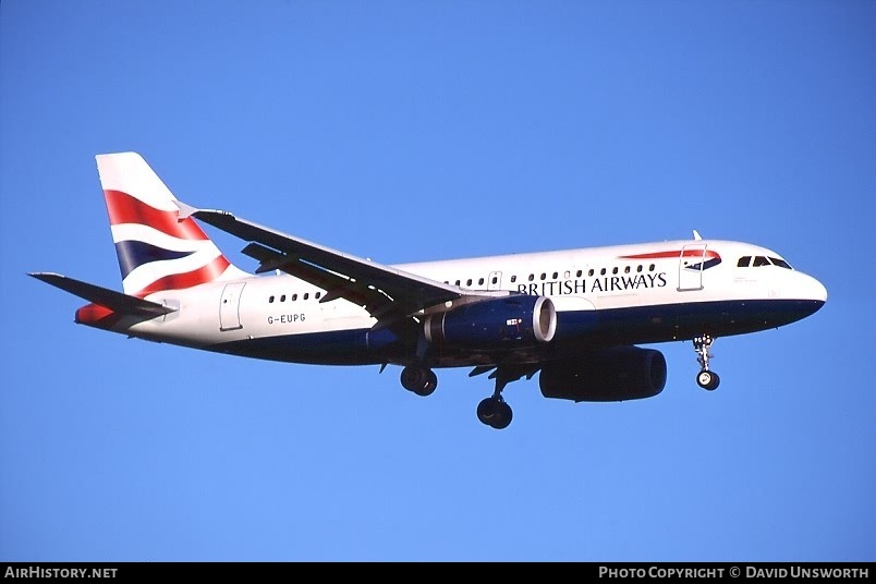 Aircraft Photo of G-EUPG | Airbus A319-131 | British Airways | AirHistory.net #62363