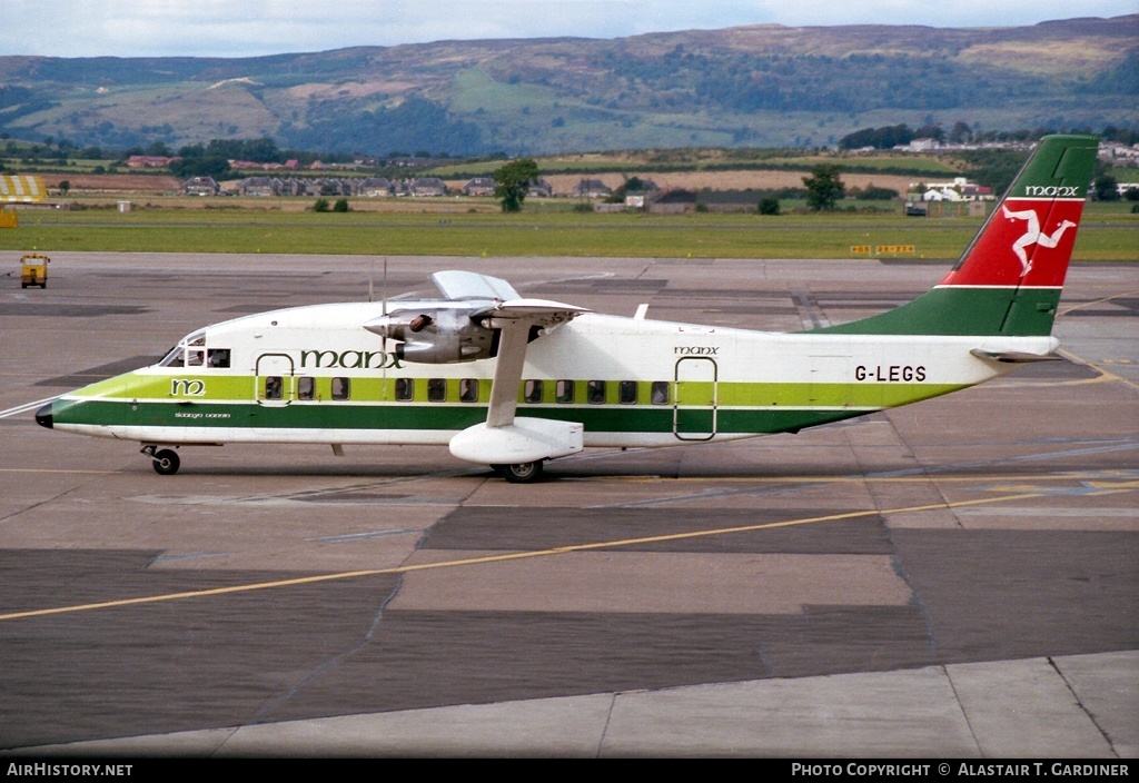 Aircraft Photo of G-LEGS | Short 360-100 | Manx Airlines | AirHistory.net #62369
