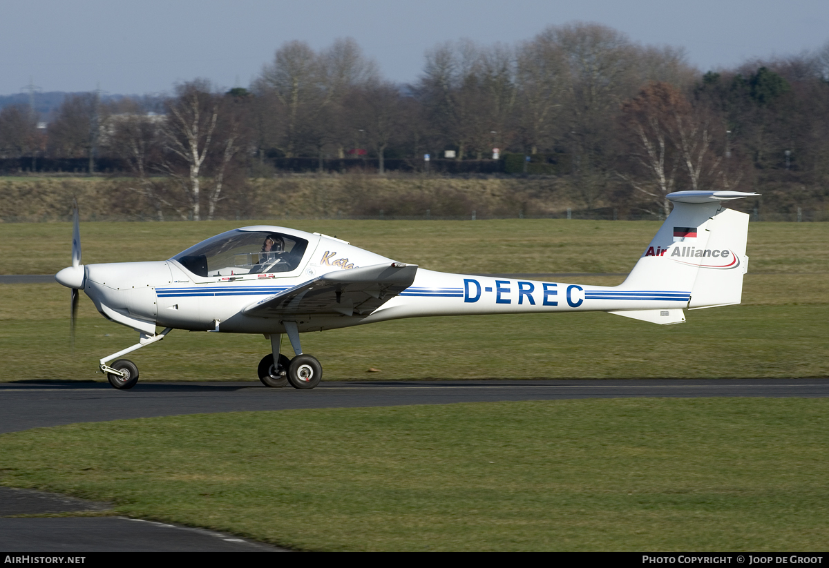 Aircraft Photo of D-EREC | Diamond DA20A-1 Katana | Air Alliance | AirHistory.net #62394