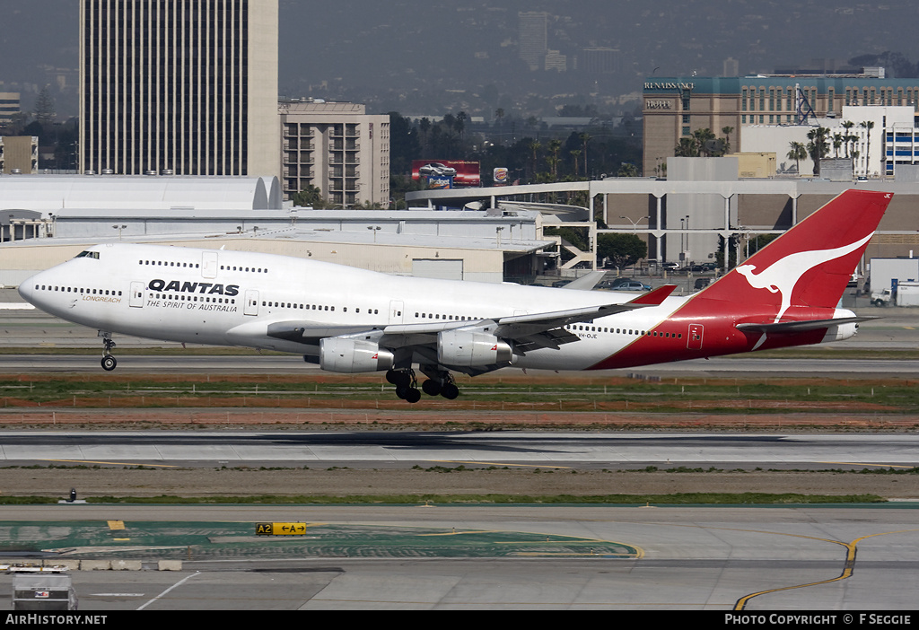 Aircraft Photo of VH-OJE | Boeing 747-438 | Qantas | AirHistory.net #62399