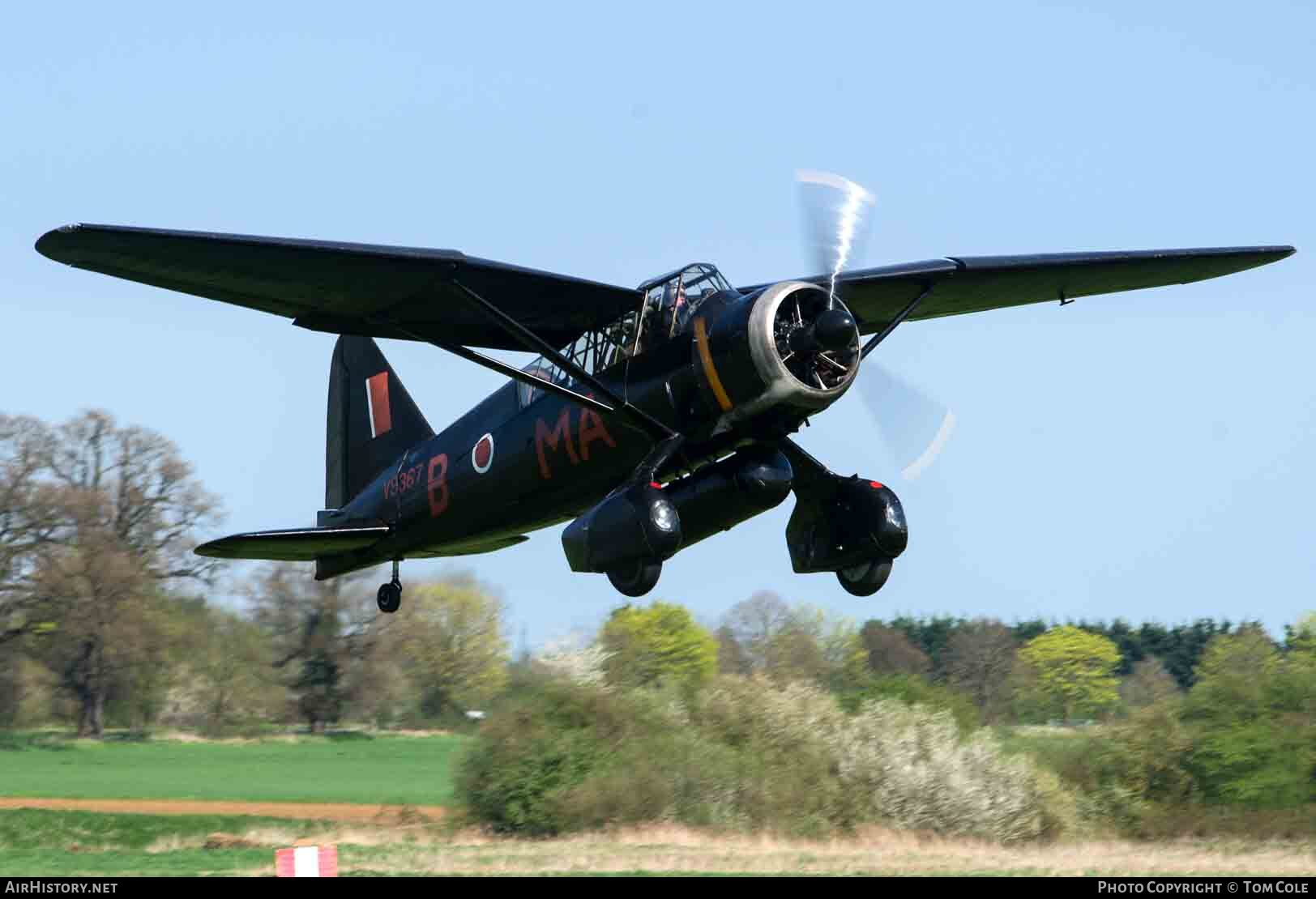 Aircraft Photo of G-AZWT / V9367 | Westland Lysander Mk.IIIA | UK - Air Force | AirHistory.net #62401