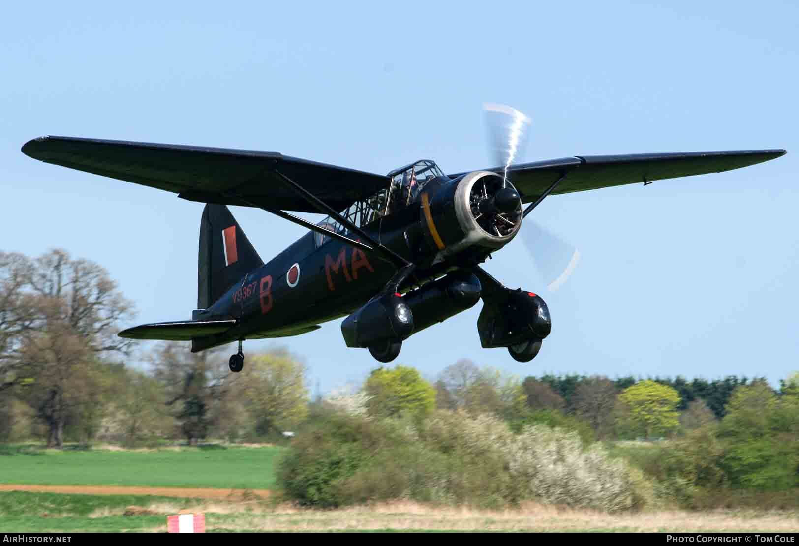 Aircraft Photo of G-AZWT / V9367 | Westland Lysander Mk3A | UK - Air Force | AirHistory.net #62401