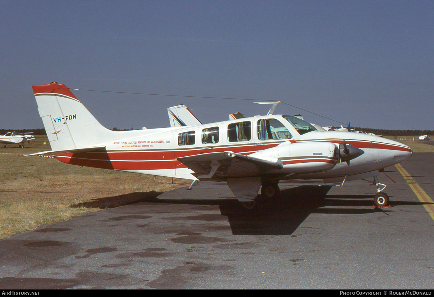 Aircraft Photo of VH-FDN | Beech 58 Baron | Royal Flying Doctor Service - RFDS | AirHistory.net #62446