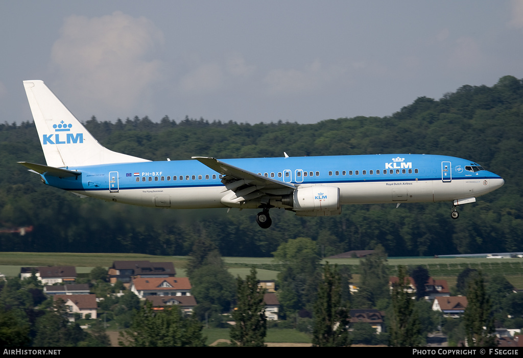 Aircraft Photo of PH-BXF | Boeing 737-8K2 | KLM - Royal Dutch Airlines | AirHistory.net #62449