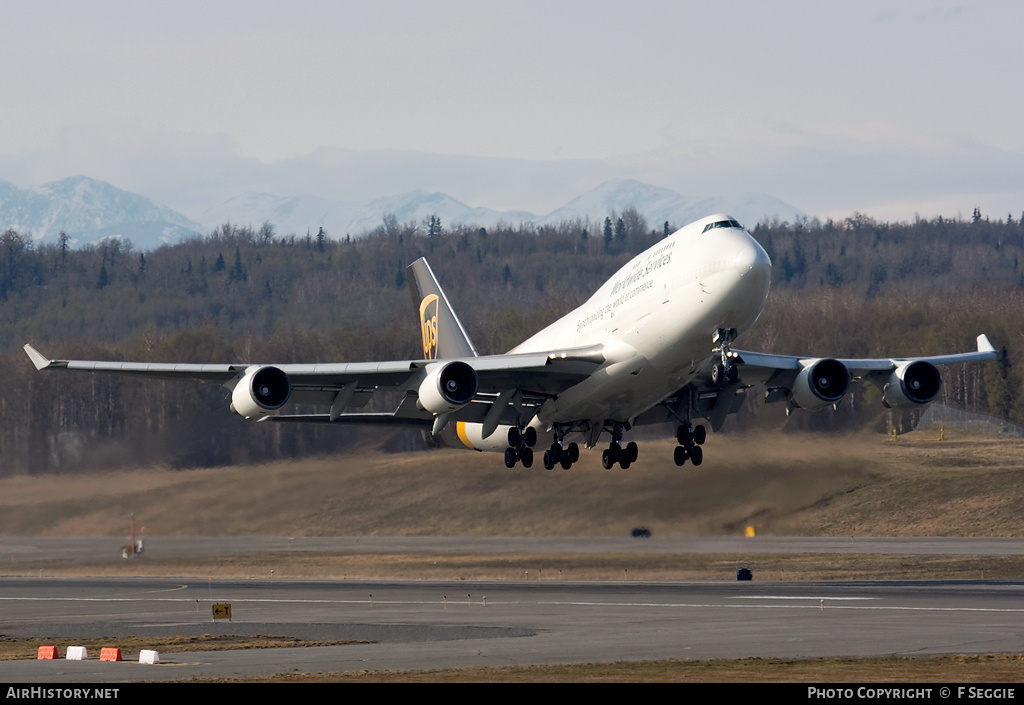 Aircraft Photo of N579UP | Boeing 747-45E(BCF) | United Parcel Service - UPS | AirHistory.net #62463