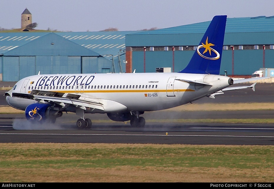 Aircraft Photo of EC-GZD | Airbus A320-214 | Iberworld Airlines | AirHistory.net #62467