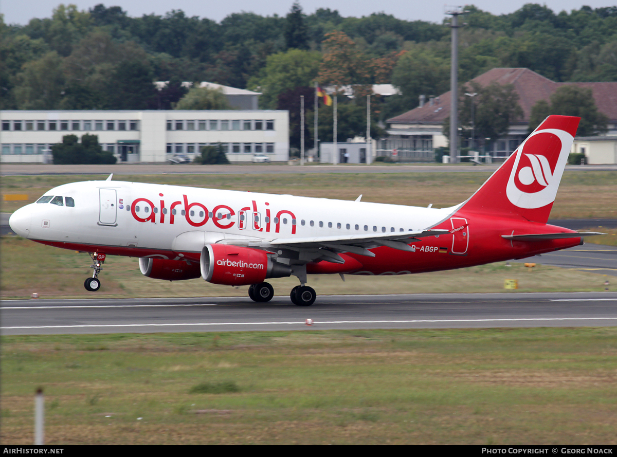 Aircraft Photo of D-ABGP | Airbus A319-112 | Air Berlin | AirHistory.net #62477