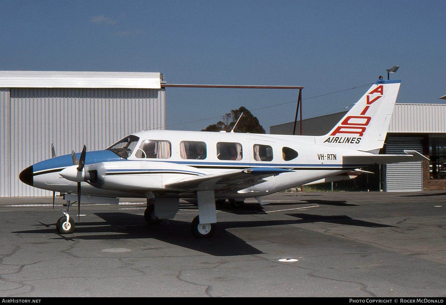 Aircraft Photo of VH-RTN | Piper PA-31-310 Navajo | Avior Airlines | AirHistory.net #62483