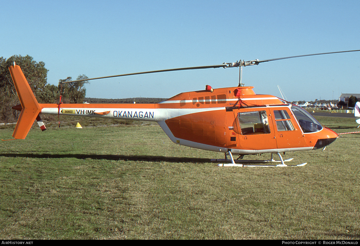 Aircraft Photo of VH-IMK | Bell 206B-2 JetRanger II | Okanagan Helicopters | AirHistory.net #62491