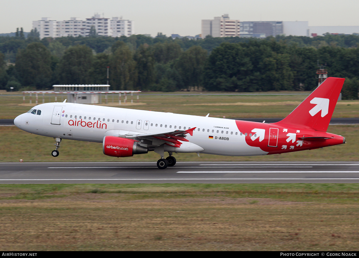 Aircraft Photo of D-ABDB | Airbus A320-214 | Air Berlin | AirHistory.net #62498
