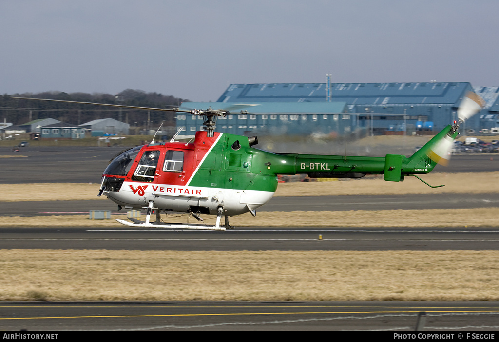 Aircraft Photo of G-BTKL | MBB BO-105DB-4 | Veritair | AirHistory.net #62510