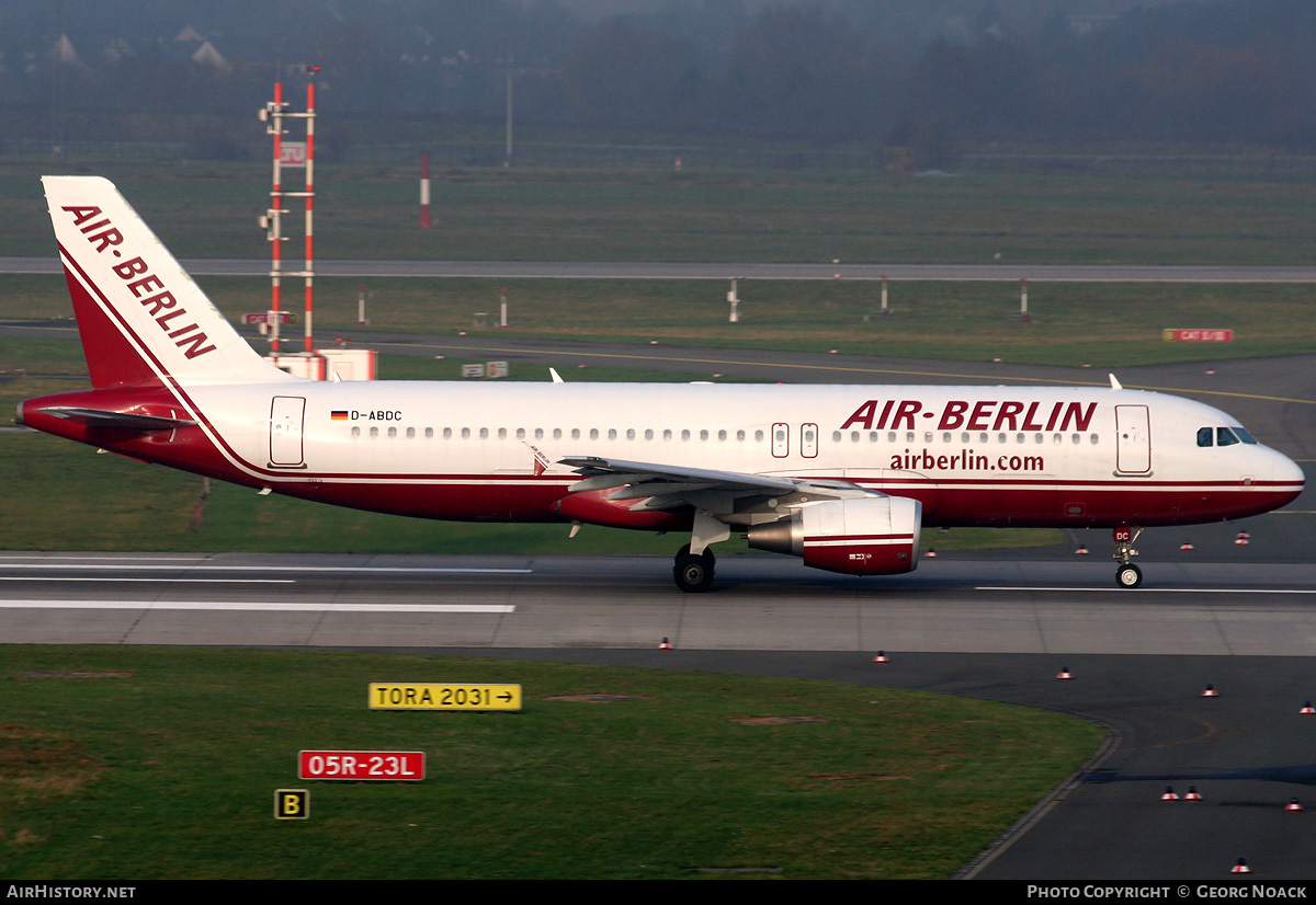 Aircraft Photo of D-ABDC | Airbus A320-214 | Air Berlin | AirHistory.net #62518