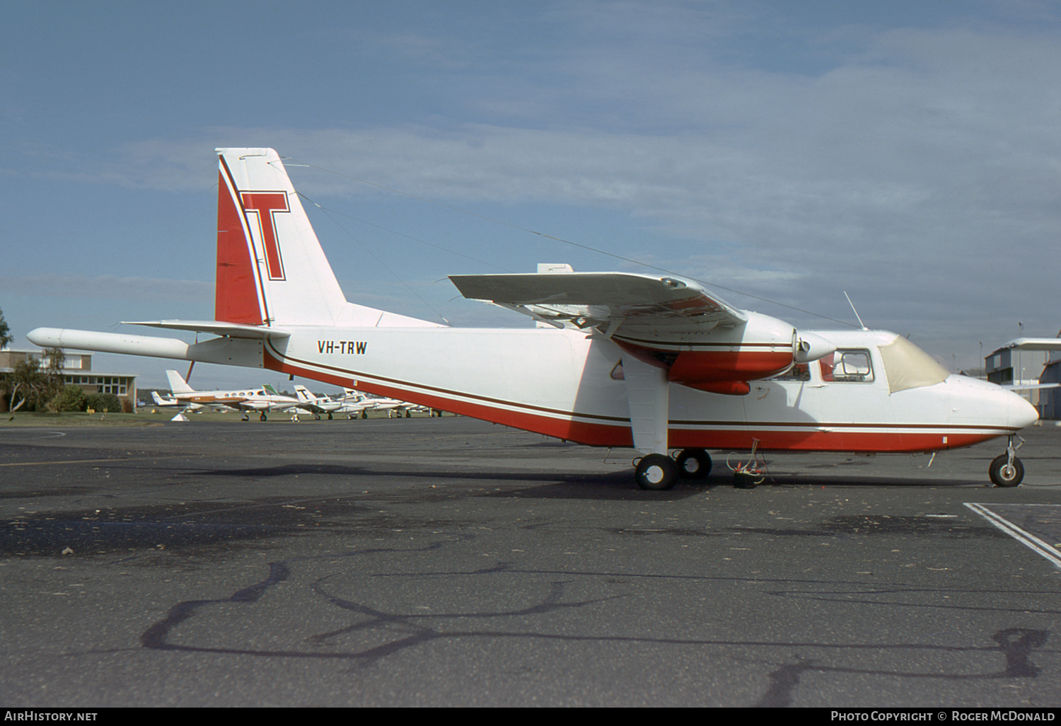 Aircraft Photo of VH-TRW | Britten-Norman BN-2A-20 Islander | Trans West Airlines | AirHistory.net #62520