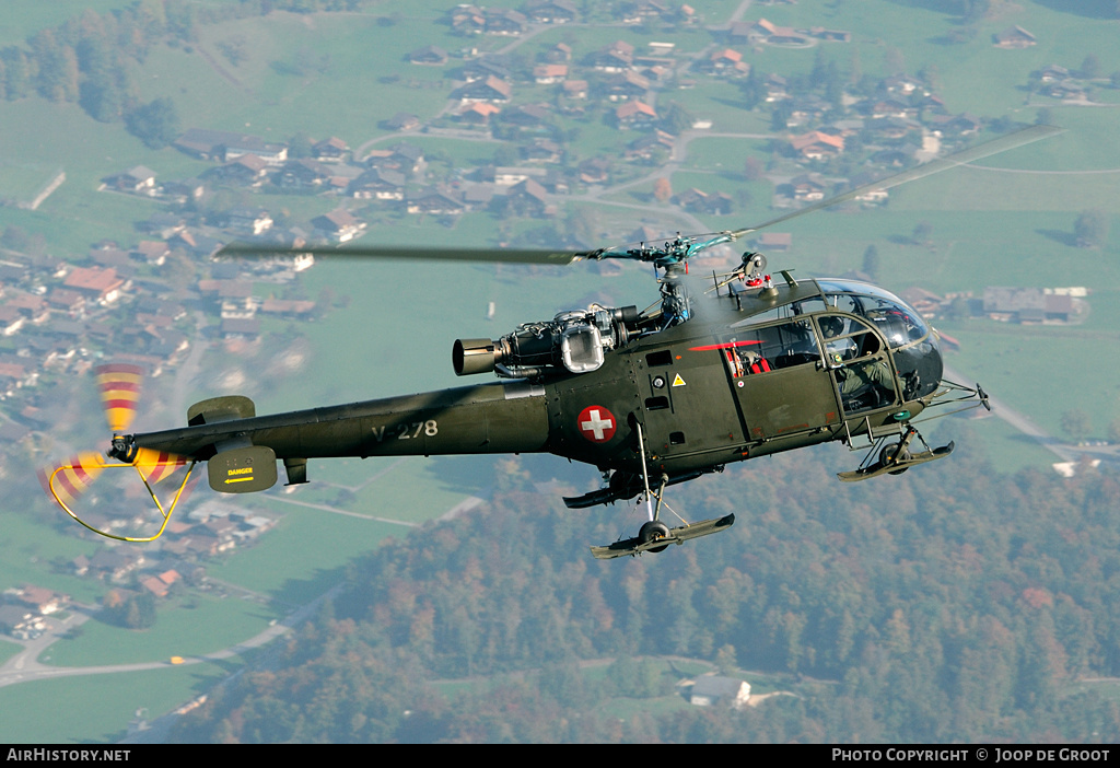Aircraft Photo of V-278 | Sud SA-316B Alouette III | Switzerland - Air Force | AirHistory.net #62524