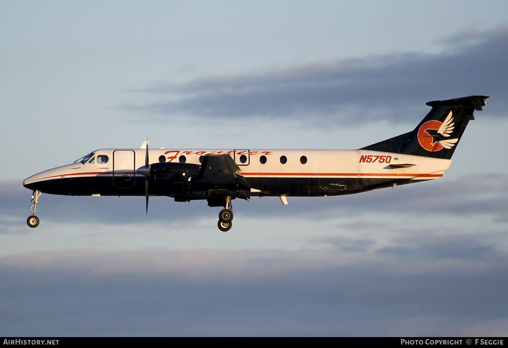 Aircraft Photo of N575Q | Beech 1900C-1 | Frontier Flying Service | AirHistory.net #62539