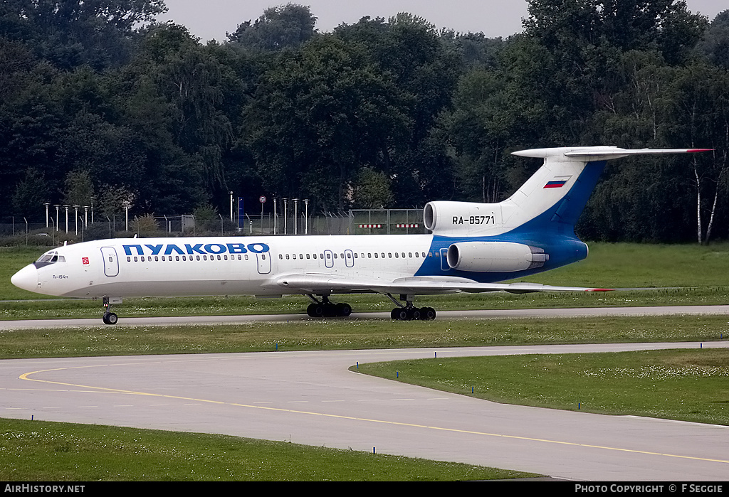Aircraft Photo of RA-85771 | Tupolev Tu-154M | Pulkovo Airlines | AirHistory.net #62545