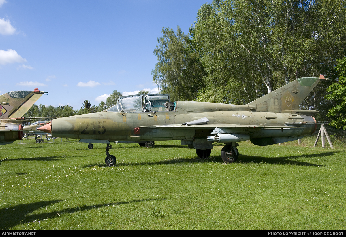 Aircraft Photo of 215 | Mikoyan-Gurevich MiG-21US | East Germany - Air Force | AirHistory.net #62546