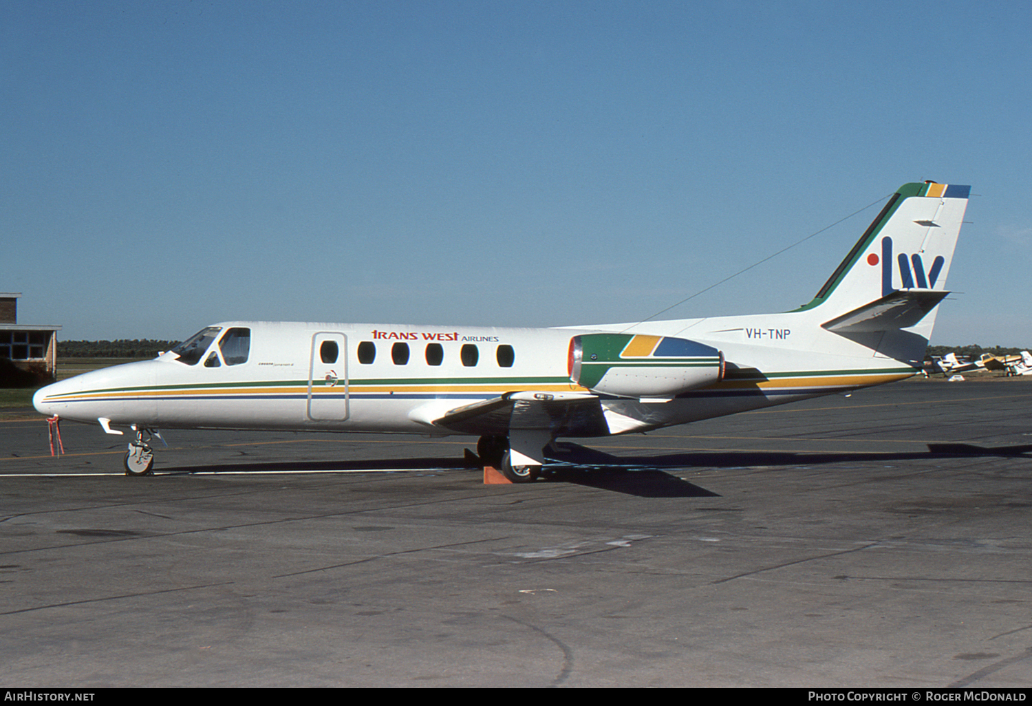 Aircraft Photo of VH-TNP | Cessna 550 Citation II | Trans West Airlines | AirHistory.net #62550